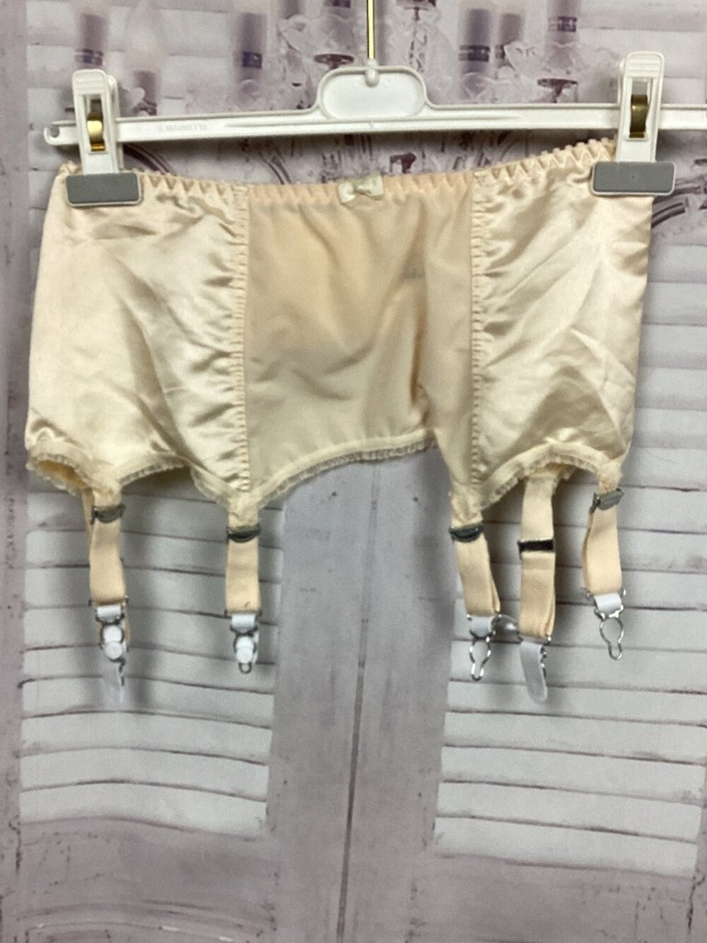 What Katie Did 6-Strap Garter Belt Tan Cream Nude 8